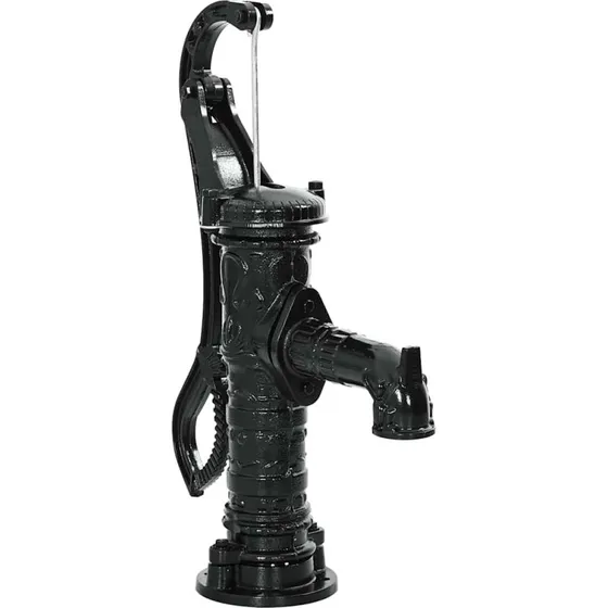 vidaXL hndvandpumpe i stbejern, 38 mm hungevind