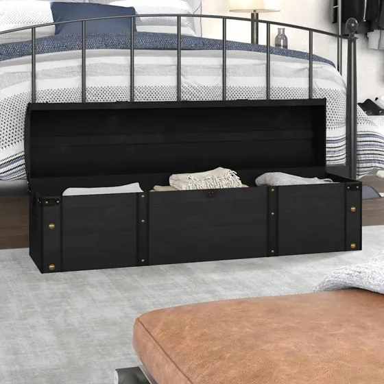 vidaXL opbevaringskiste 120x30x40 cm vintagestil antiklook