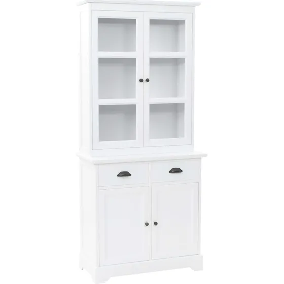 vidaXL Walisisk kommode 4 dre MDF/fyrretr 80x40x180 cm