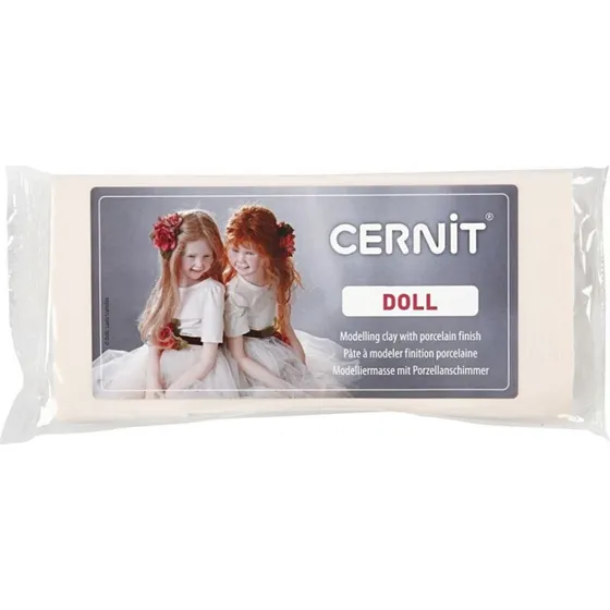 Cernit 425 Doll modellervoks 500 g – lys beige