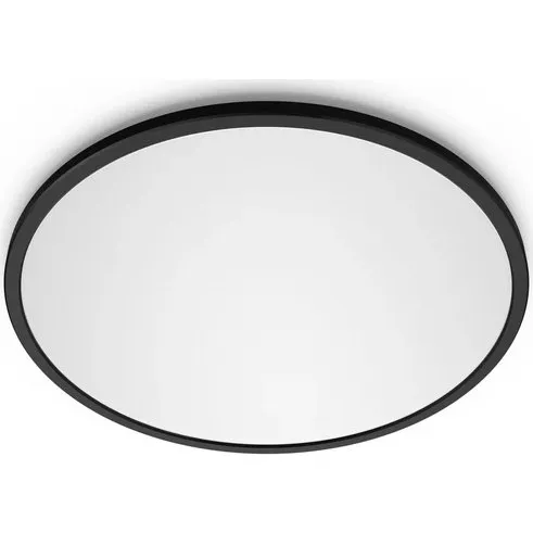 Philips SuperSlim CL550 LED loftlampe, sort 24,5 cm, IP44