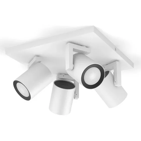 Philips Hue Argenta LED-loftspot 4 lyskilder, hvid (White & Color)