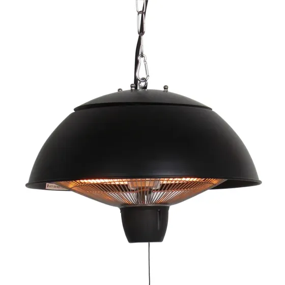 HORTUS Terrassevarmer loft 600/1500W 42cm - Sort