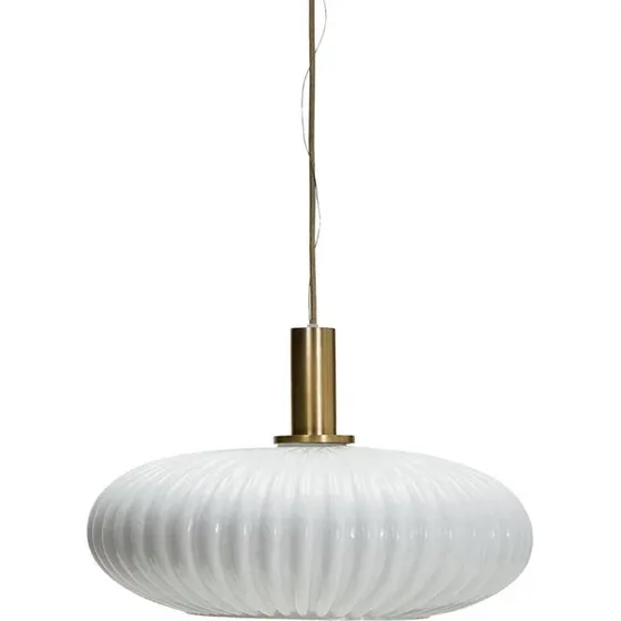 House Doctor Fort pendel 42 cm  rhvid glas/antik messing