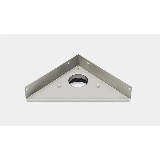 Unidrain Hjørneafløbsarmatur 2011 i rustfrit stål 377×267 mm