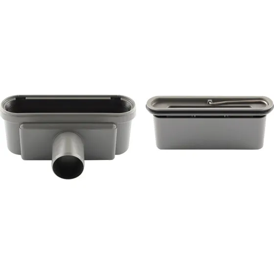 Unidrain Udlbshus 50 mm vandret inkl. vandls