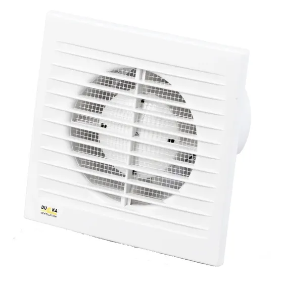 Duka EL 600 Standard ventilator Ø100 mm, hvid
