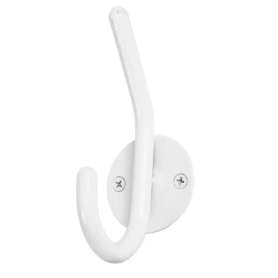 Home-it Hattekrog enkelt A4, hvid (10 mm pulverlakeret stl)