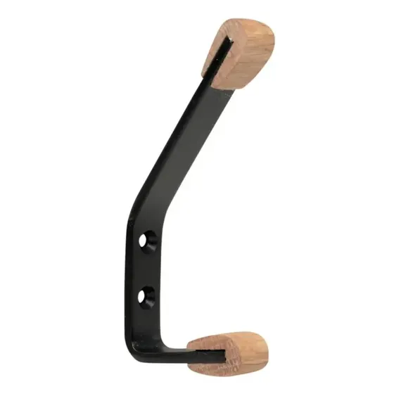 Home-it Dobbelt knage 1,55,512 cm - Bg/Sort