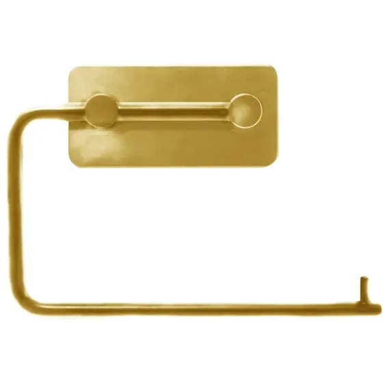 Home-it selvklbende toiletpapirholder 15,510,53 cm poleret messing