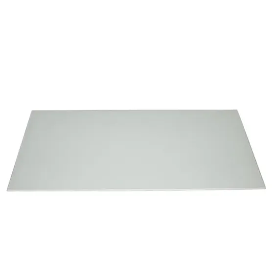 Home-it stænkplade hvid frostet glas 60x30 cm