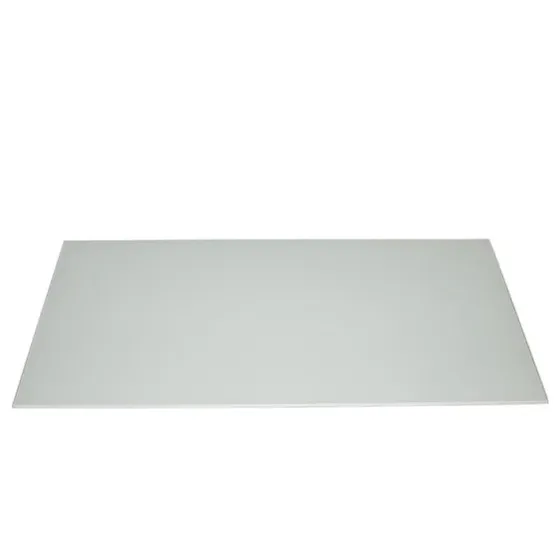 Home-it stænkplade hvid frostet glas 80x40 cm - 13918