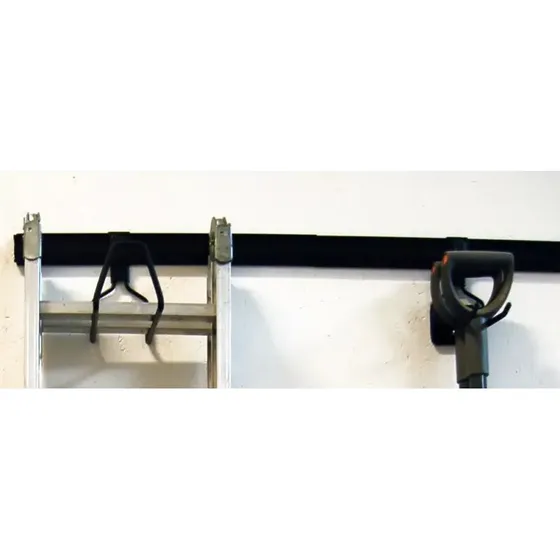 Green-it Ophngsskinne med cover 130 cm - Sort