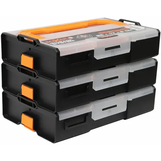 Boxer sortimentsboks 6 rum 2616,86 cm  sort/orange/transparent