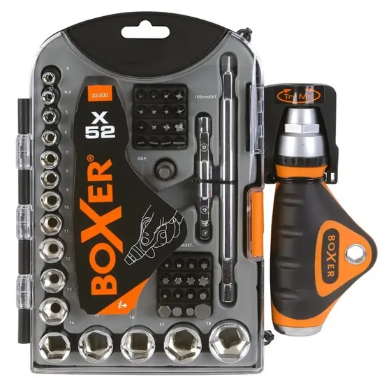 Boxer toppe og bitsst, 52 dele