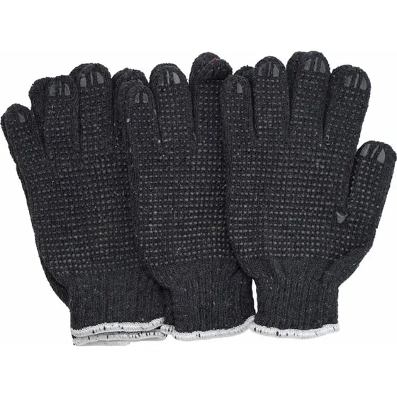 Millarco Dothandske 3-pak Str. 9 - bomuld med dupper