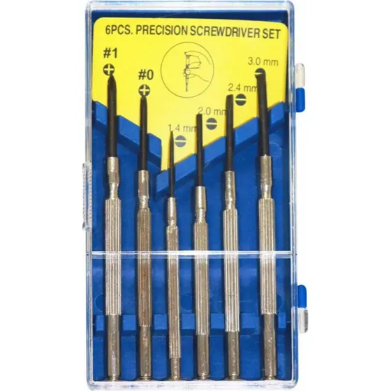 Millarco Prcisionsskruetrkkerst 6 dele (1,43,0 mm, PH 01)