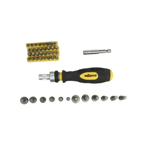 Millarco 46 dele bitsst med skraldehndtag