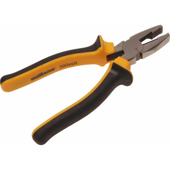 Millarco Kombinationstang 185 mm, isoleret greb 500 V