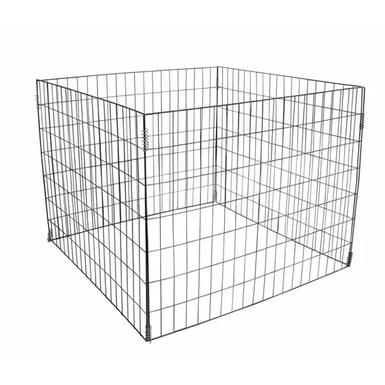 HOME It Kompostbeholder 567 L - sort 90x90x70 cm