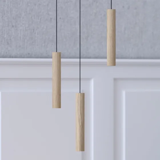 UMAGE Chimes Tall - Pendel i eg med LED