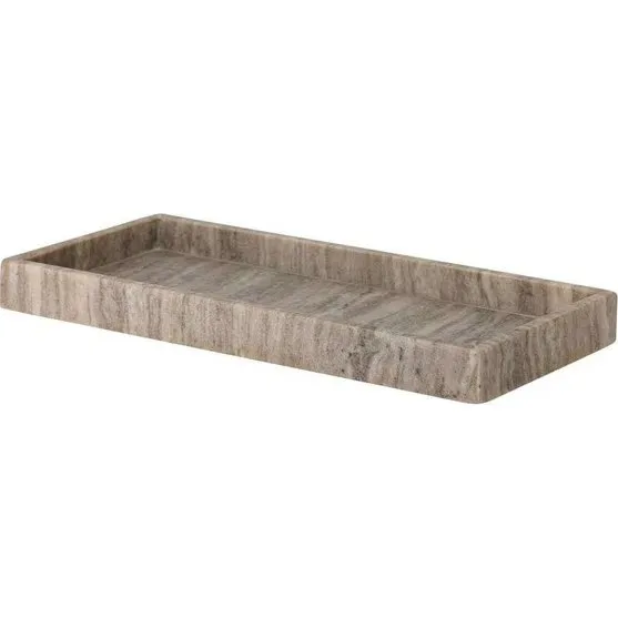 Bloomingville Majsa Bakke L38, Brun marmor