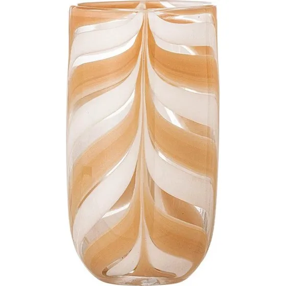 Bloomingville Taven vase, orange glas H21,5 cm
