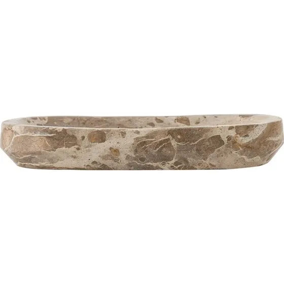 Bloomingville Shao bakke marmor, natur/beige 24,5x12,5 cm