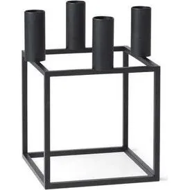 Audo Copenhagen Kubus 4 lysestage, sort