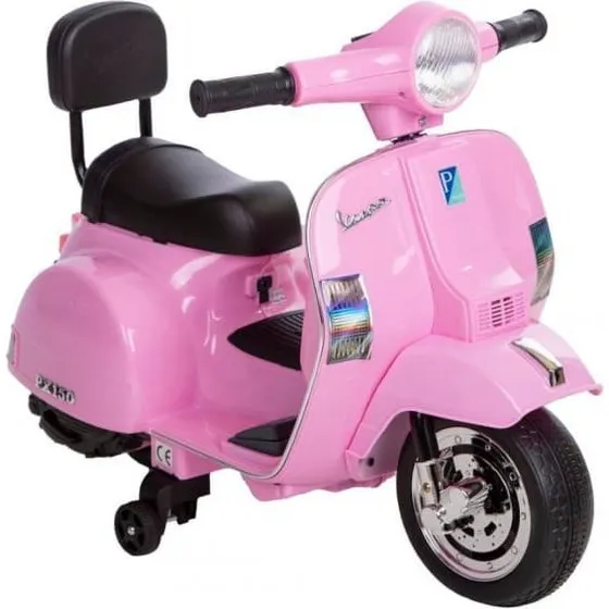 Vespa PX150 6V Mini elcykel, rosa