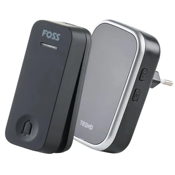 TREND Drklokke BLUU1 Novus, Plug-in, Sort