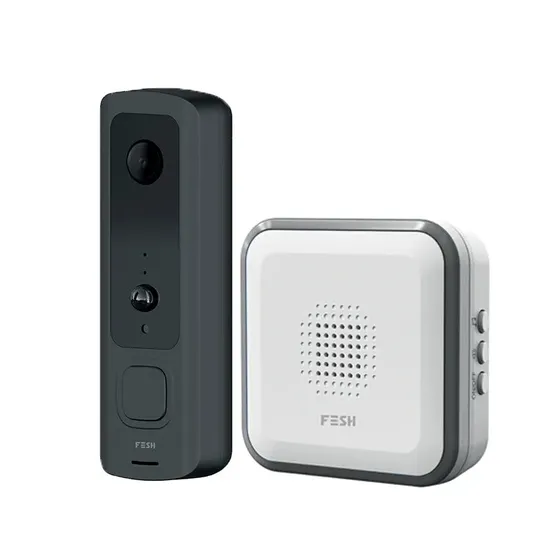 FESH Smart Home Videodrklokke med lydgiver