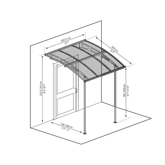 PALRAM Vega 2000 drbaldakin, gr (540-112)
