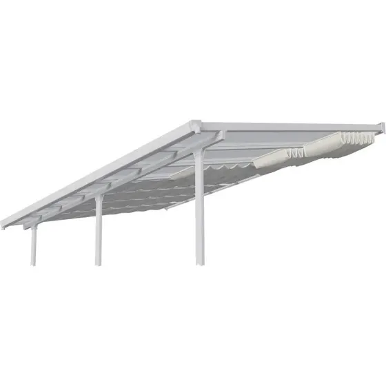 Palram Canopia Gardinsæt til Feria 16,1 m² (3x5,46 m) – Hvid