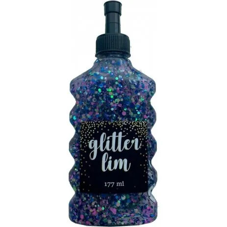Glitterlim grov glitter, Galaxy Purple
