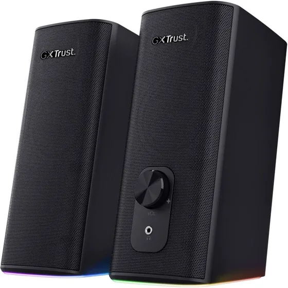 Trust GXT 612 Cetic Bluetooth RGB 2.0 hjttalere (18W) - Sort