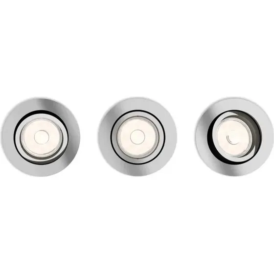 Philips myLiving DONEGAL indbygningsspot krom 3xGU10 230V