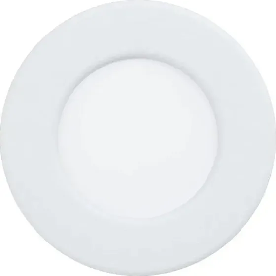 EGLO Fueva 5 indbygningsspot 86 mm 3000K IP44 hvid