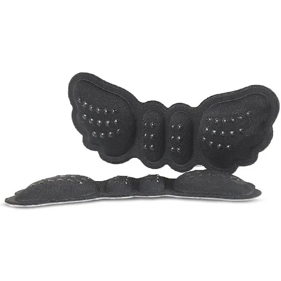 INF Vingeformede indlægssåler sorte (par)