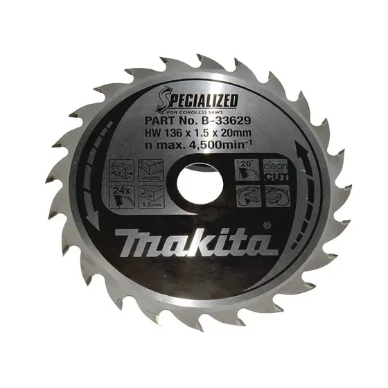 Makita HM-klinge 136x20mm 24T (B-33629)