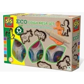 SES Creative Modellervoks 7 x 90 g + udstikkere (14 dele)