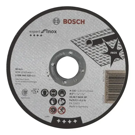 Bosch Skæreskive Expert for Inox 125x1,6 mm