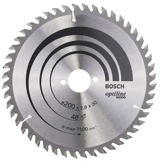 Bosch Optiline Wood rundsavsklinge 200x30x2,8 mm, 48 t