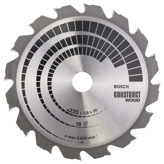 Bosch Construct Wood rundsavsklinge 235x2,8x30 mm 16T