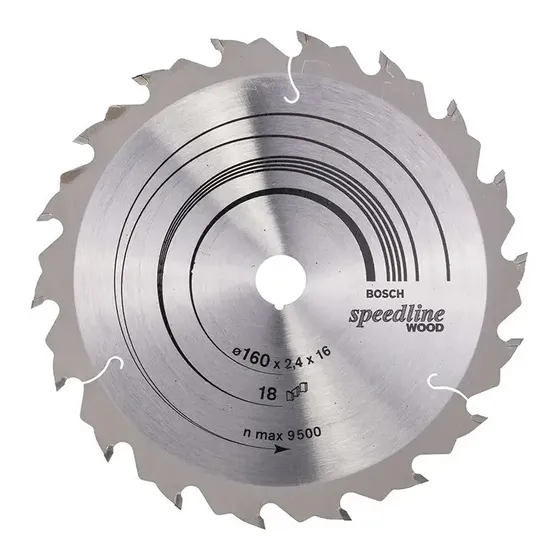 Bosch Rundsavsklinge Speedline Wood 160x16mm 18T