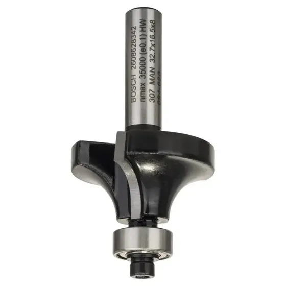 Bosch Afrundingsfrser HM 8 mm R1, L 17 mm