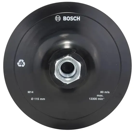 Bosch Slibeplade Velcro F 115 mm til vinkelsliber