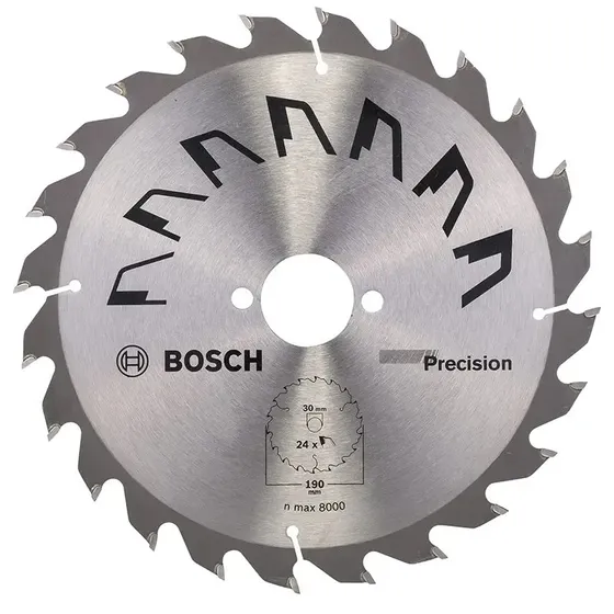 Bosch Rundsavsklinge Precision 190x2x30mm T24