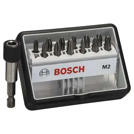 Bosch Robust Line bitsst M2 PH/PZ 25 mm 13 dele