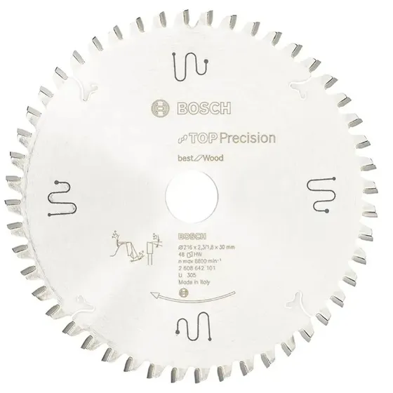 Bosch Top Precision rundsavsklinge 216x2,3x30mm 48T